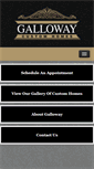 Mobile Screenshot of gallowaycustomhomessc.com
