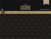 Tablet Screenshot of gallowaycustomhomessc.com